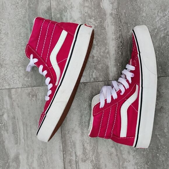 Vans Unisex Pig Suede Sk8 Hi Shoes W Sz 5 Men Sz 3.5 - Picture 5 of 15